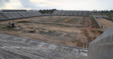 O estádio do Americano com previsão para ser concluído em 2024
