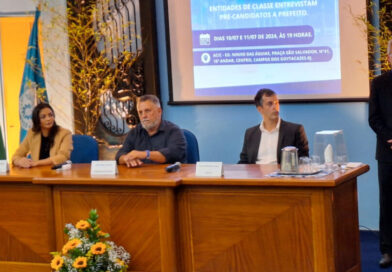 Pré-candidatos à Prefeitura de Campos participam de sessão de perguntas na ACIC
