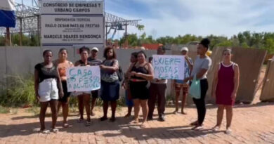 Corte do aluguel social gera protesto de moradores em Campos